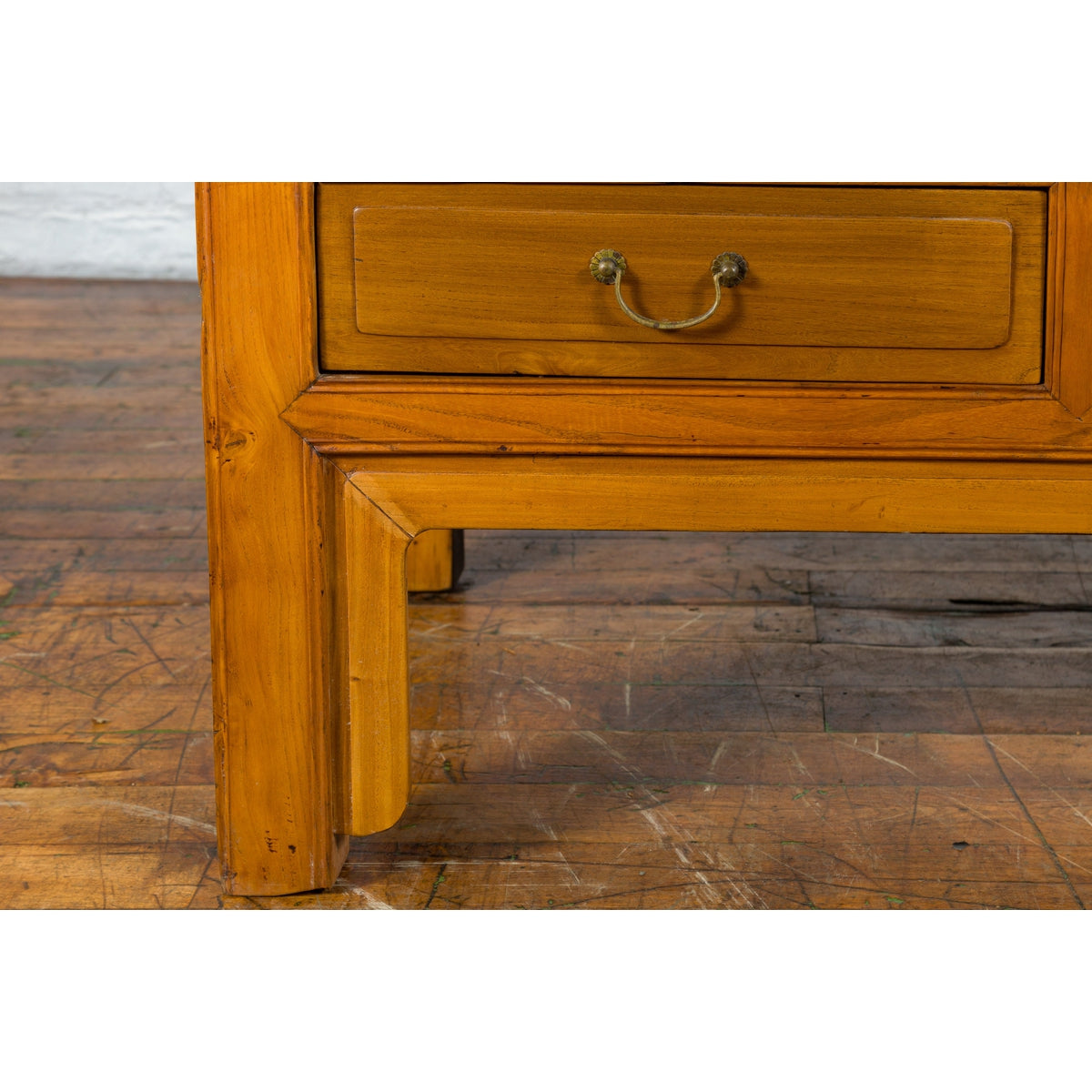 Chinese Qing Dynasty 19th Century Light Lacquer Cabinet with Doors and Drawers-12. Asian & Chinese Furniture, Art, Antiques, Vintage Home Décor for sale at FEA Home
