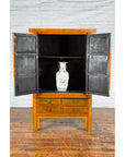 Chinese Qing Dynasty 19th Century Light Lacquer Cabinet with Doors and Drawers-4. Asian & Chinese Furniture, Art, Antiques, Vintage Home Décor for sale at FEA Home