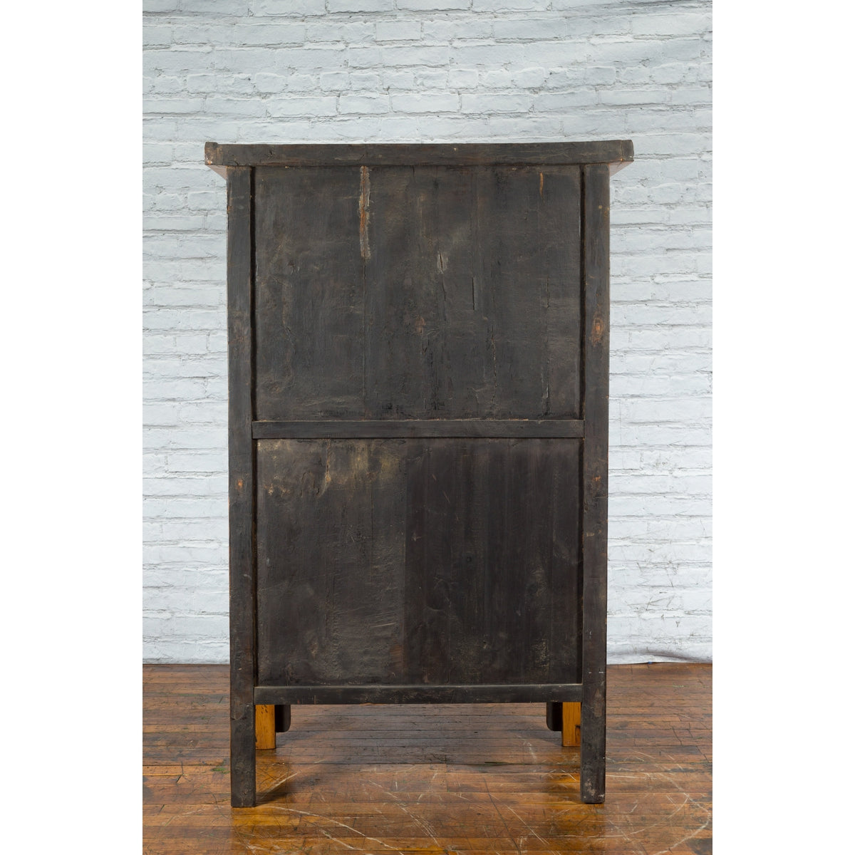 Chinese Qing Dynasty 19th Century Light Lacquer Cabinet with Doors and Drawers-15. Asian & Chinese Furniture, Art, Antiques, Vintage Home Décor for sale at FEA Home
