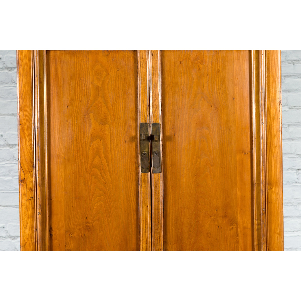 Chinese Qing Dynasty 19th Century Light Lacquer Cabinet with Doors and Drawers-8. Asian & Chinese Furniture, Art, Antiques, Vintage Home Décor for sale at FEA Home