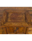 Chinese Early 20th Century Elmwood Bedside Cabinet with Weathered Patina-10. Asian & Chinese Furniture, Art, Antiques, Vintage Home Décor for sale at FEA Home