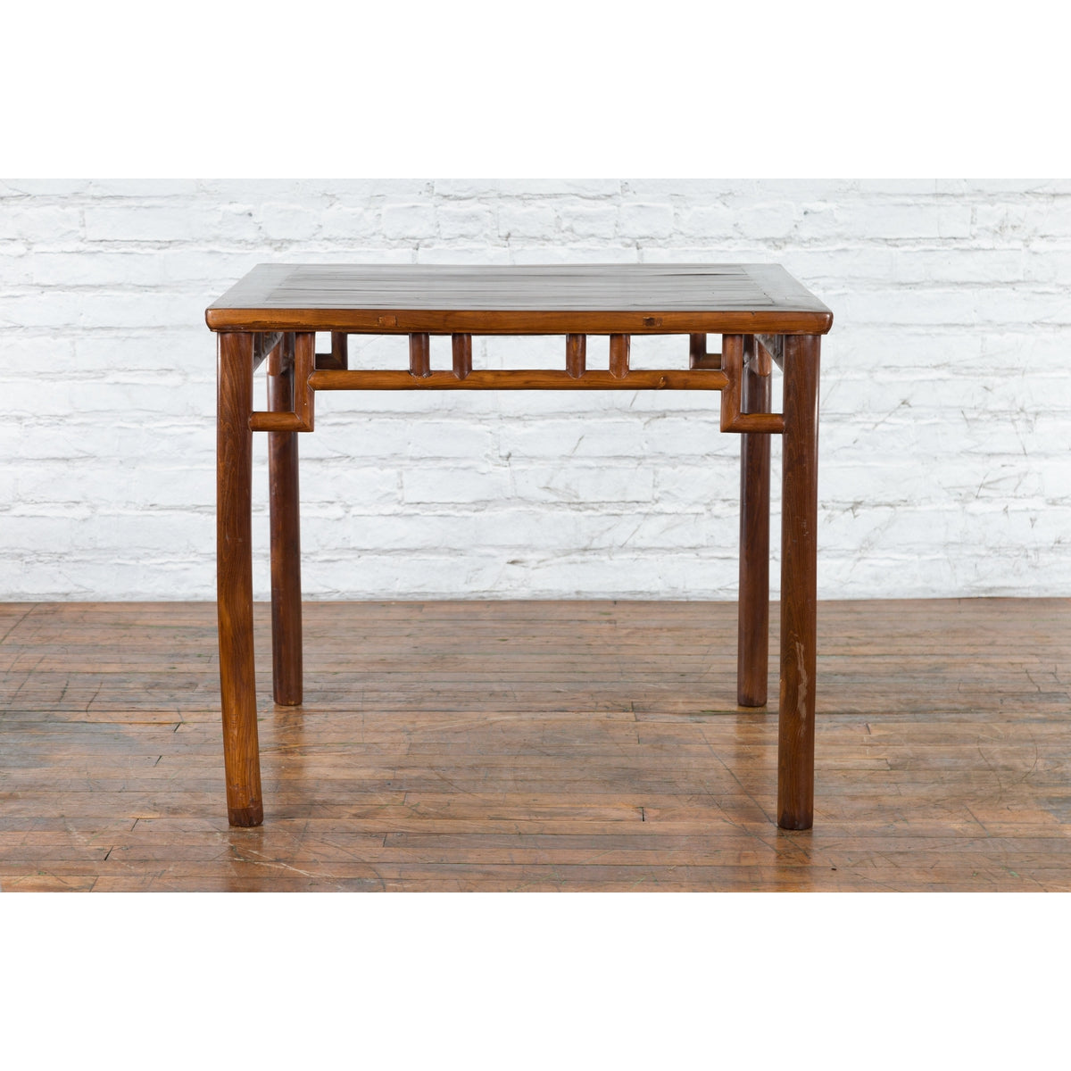 Chinese Qing Dynasty Period 19th Century Game Table with Humpback Stretchers-12. Asian & Chinese Furniture, Art, Antiques, Vintage Home Décor for sale at FEA Home