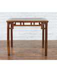 Chinese Qing Dynasty Period 19th Century Game Table with Humpback Stretchers-12. Asian & Chinese Furniture, Art, Antiques, Vintage Home Décor for sale at FEA Home