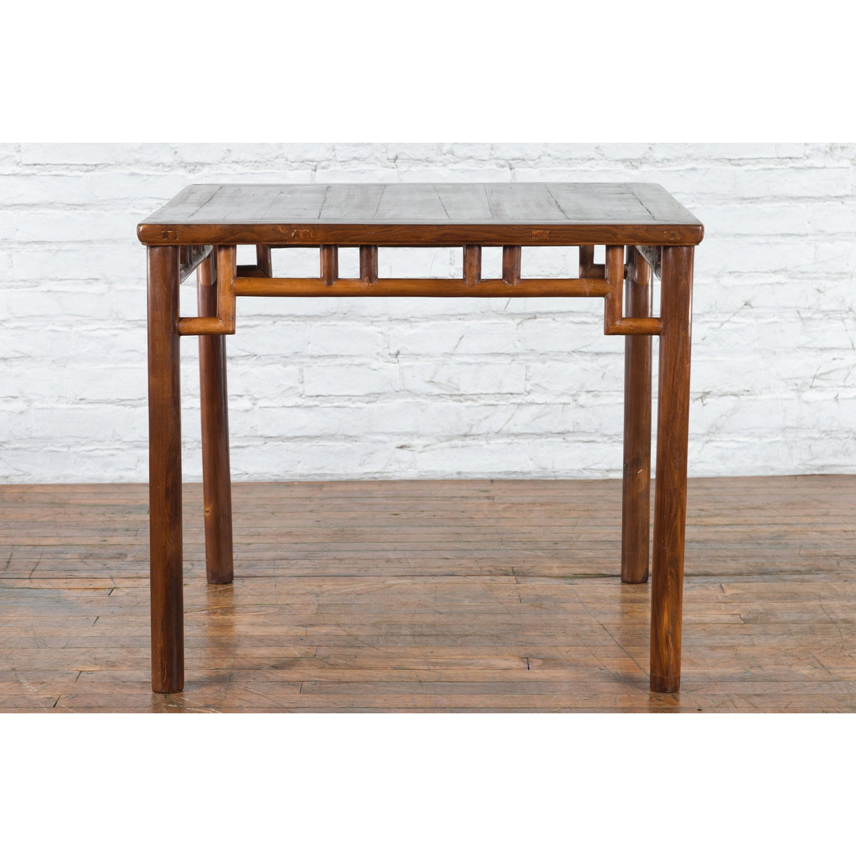 Chinese Qing Dynasty Period 19th Century Game Table with Humpback Stretchers-13. Asian & Chinese Furniture, Art, Antiques, Vintage Home Décor for sale at FEA Home