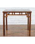 Chinese Qing Dynasty Period 19th Century Game Table with Humpback Stretchers-13. Asian & Chinese Furniture, Art, Antiques, Vintage Home Décor for sale at FEA Home