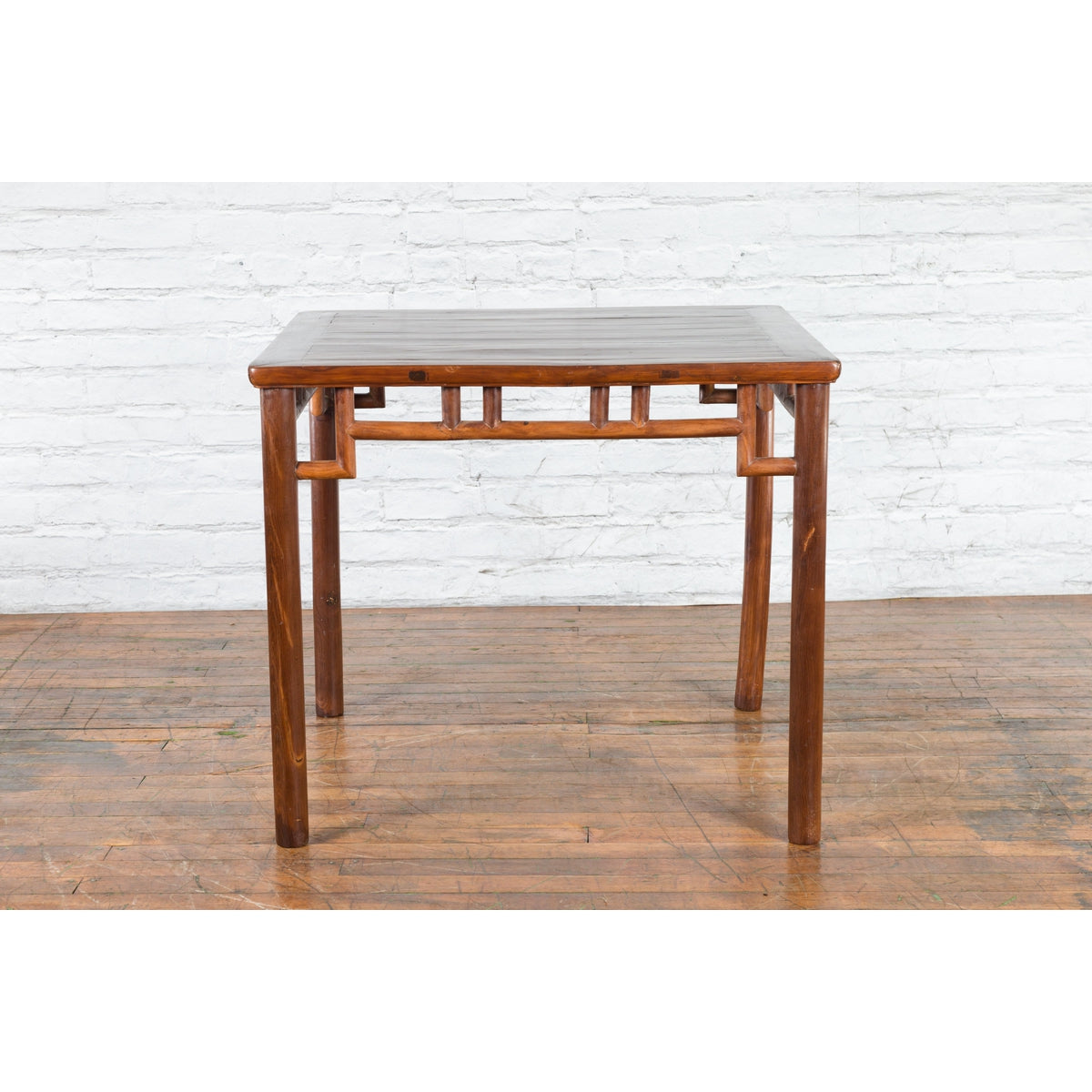 Chinese Qing Dynasty Period 19th Century Game Table with Humpback Stretchers-14. Asian & Chinese Furniture, Art, Antiques, Vintage Home Décor for sale at FEA Home