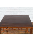 Chinese Qing Dynasty Period 19th Century Game Table with Humpback Stretchers-7. Asian & Chinese Furniture, Art, Antiques, Vintage Home Décor for sale at FEA Home