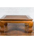 Chinese 19th Century Qing Dynasty Coffee Table with Rattan Top Inset-3. Asian & Chinese Furniture, Art, Antiques, Vintage Home Décor for sale at FEA Home
