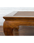 Chinese 19th Century Qing Dynasty Coffee Table with Rattan Top Inset-7. Asian & Chinese Furniture, Art, Antiques, Vintage Home Décor for sale at FEA Home