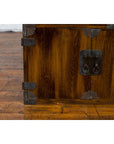 Korean 19th Century Brown Wood Side Cabinet with Black Iron Hardware-7. Asian & Chinese Furniture, Art, Antiques, Vintage Home Décor for sale at FEA Home