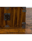 Korean 19th Century Brown Wood Side Cabinet with Black Iron Hardware-8. Asian & Chinese Furniture, Art, Antiques, Vintage Home Décor for sale at FEA Home