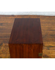 Chinese Qing Dynasty 19th Century Brown Elm Side Cabinet with Bronze Hardware-15. Asian & Chinese Furniture, Art, Antiques, Vintage Home Décor for sale at FEA Home