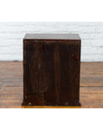 Chinese Qing Dynasty 19th Century Brown Elm Side Cabinet with Bronze Hardware-16. Asian & Chinese Furniture, Art, Antiques, Vintage Home Décor for sale at FEA Home