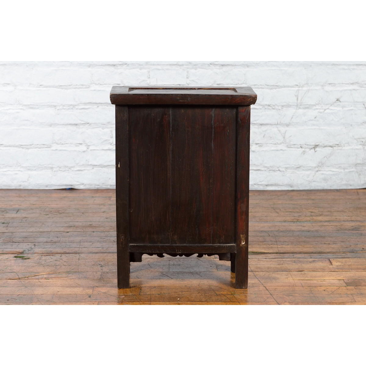 Chinese Qing Dynasty 19th Century Side Cabinet with Fretwork Shelf and Doors-11. Asian & Chinese Furniture, Art, Antiques, Vintage Home Décor for sale at FEA Home