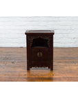 Chinese Qing Dynasty 19th Century Side Cabinet with Fretwork Shelf and Doors-7. Asian & Chinese Furniture, Art, Antiques, Vintage Home Décor for sale at FEA Home