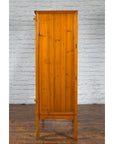 Chinese Qing Dynasty 19th Century Two-Toned Wooden Cabinet with Brass Hardware-17. Asian & Chinese Furniture, Art, Antiques, Vintage Home Décor for sale at FEA Home