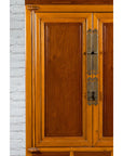 Chinese Qing Dynasty 19th Century Two-Toned Wooden Cabinet with Brass Hardware-16. Asian & Chinese Furniture, Art, Antiques, Vintage Home Décor for sale at FEA Home