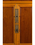 Chinese Qing Dynasty 19th Century Two-Toned Wooden Cabinet with Brass Hardware-9. Asian & Chinese Furniture, Art, Antiques, Vintage Home Décor for sale at FEA Home