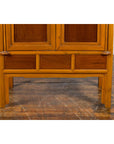 Chinese Qing Dynasty 19th Century Two-Toned Wooden Cabinet with Brass Hardware-11. Asian & Chinese Furniture, Art, Antiques, Vintage Home Décor for sale at FEA Home