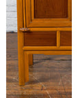 Chinese Qing Dynasty 19th Century Two-Toned Wooden Cabinet with Brass Hardware-10. Asian & Chinese Furniture, Art, Antiques, Vintage Home Décor for sale at FEA Home