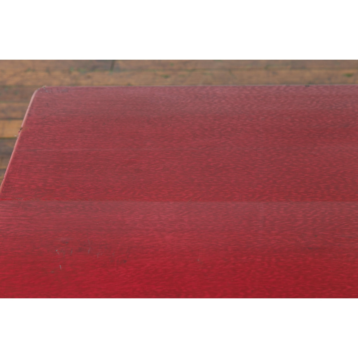Japanese Taishō Early 20th Century Red Lacquer Coffee Table with Carved Apron-10. Asian & Chinese Furniture, Art, Antiques, Vintage Home Décor for sale at FEA Home