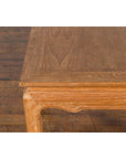 Vintage Thai Ming Style Low Drinks Table with Horsefoot Feet and Natural Patina-12. Asian & Chinese Furniture, Art, Antiques, Vintage Home Décor for sale at FEA Home