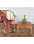 Vintage Thai Ming Style Low Drinks Table with Horsefoot Feet and Natural Patina-3. Asian & Chinese Furniture, Art, Antiques, Vintage Home Décor for sale at FEA Home