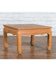 Vintage Thai Ming Style Low Drinks Table with Horsefoot Feet and Natural Patina-2. Asian & Chinese Furniture, Art, Antiques, Vintage Home Décor for sale at FEA Home