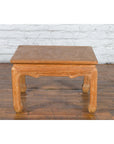 Vintage Thai Ming Style Low Drinks Table with Horsefoot Feet and Natural Patina-4. Asian & Chinese Furniture, Art, Antiques, Vintage Home Décor for sale at FEA Home