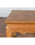 Vintage Thai Ming Style Low Drinks Table with Horsefoot Feet and Natural Patina-6. Asian & Chinese Furniture, Art, Antiques, Vintage Home Décor for sale at FEA Home