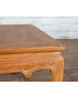 Vintage Thai Ming Style Low Drinks Table with Horsefoot Feet and Natural Patina-7. Asian & Chinese Furniture, Art, Antiques, Vintage Home Décor for sale at FEA Home