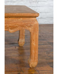 Vintage Thai Ming Style Low Drinks Table with Horsefoot Feet and Natural Patina-9. Asian & Chinese Furniture, Art, Antiques, Vintage Home Décor for sale at FEA Home