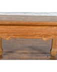 Vintage Thai Ming Style Low Drinks Table with Horsefoot Feet and Natural Patina-10. Asian & Chinese Furniture, Art, Antiques, Vintage Home Décor for sale at FEA Home