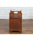 Javanese Vintage Side Cabinet with Latticed Bamboo Sliding Doors and Gallery-7. Asian & Chinese Furniture, Art, Antiques, Vintage Home Décor for sale at FEA Home