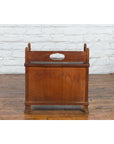 Javanese Vintage Side Cabinet with Latticed Bamboo Sliding Doors and Gallery-15. Asian & Chinese Furniture, Art, Antiques, Vintage Home Décor for sale at FEA Home