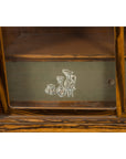 Japanese 19th Century Zebra Wood Tansu Chest with Sliding Doors and Open Shelves-6. Asian & Chinese Furniture, Art, Antiques, Vintage Home Décor for sale at FEA Home