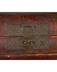 Chinese Red Lacquer Wedding Chest with Hand-Painted Décor, Qing Dynasty-8. Asian & Chinese Furniture, Art, Antiques, Vintage Home Décor for sale at FEA Home