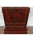 Chinese Red Lacquer Wedding Chest with Hand-Painted Décor, Qing Dynasty-5. Asian & Chinese Furniture, Art, Antiques, Vintage Home Décor for sale at FEA Home