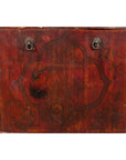 Chinese Red Lacquer Wedding Chest with Hand-Painted Décor, Qing Dynasty-6. Asian & Chinese Furniture, Art, Antiques, Vintage Home Décor for sale at FEA Home
