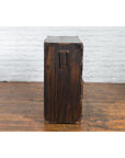 Japanese Meiji Zebra Wood Tansu Chest in Isho-Dansu Style with Five Drawers-14. Asian & Chinese Furniture, Art, Antiques, Vintage Home Décor for sale at FEA Home