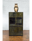 Japanese Early 20th Century Black and Gold Speckled Compound Cabinet-3. Asian & Chinese Furniture, Art, Antiques, Vintage Home Décor for sale at FEA Home