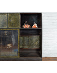 Japanese Early 20th Century Black and Gold Speckled Compound Cabinet-5. Asian & Chinese Furniture, Art, Antiques, Vintage Home Décor for sale at FEA Home