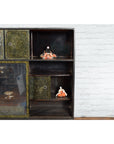 Japanese Early 20th Century Black and Gold Speckled Compound Cabinet-7. Asian & Chinese Furniture, Art, Antiques, Vintage Home Décor for sale at FEA Home