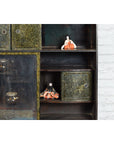 Japanese Early 20th Century Black and Gold Speckled Compound Cabinet-6. Asian & Chinese Furniture, Art, Antiques, Vintage Home Décor for sale at FEA Home