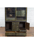 Japanese Early 20th Century Black and Gold Speckled Compound Cabinet-9. Asian & Chinese Furniture, Art, Antiques, Vintage Home Décor for sale at FEA Home
