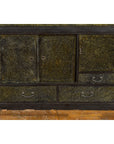 Japanese Early 20th Century Black and Gold Speckled Compound Cabinet-10. Asian & Chinese Furniture, Art, Antiques, Vintage Home Décor for sale at FEA Home