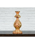 Red and Gold Gilt Indian Acanthus Carved Finial Drilled to Be Made into a Lamp-2. Asian & Chinese Furniture, Art, Antiques, Vintage Home Décor for sale at FEA Home