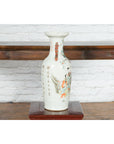 Chinese Qing Porcelain Vase with Hand-Painted Figures and Calligraphy Motifs-3. Asian & Chinese Furniture, Art, Antiques, Vintage Home Décor for sale at FEA Home