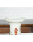 Chinese Qing Porcelain Vase with Hand-Painted Figures and Calligraphy Motifs-13. Asian & Chinese Furniture, Art, Antiques, Vintage Home Décor for sale at FEA Home