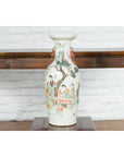 Chinese Qing Porcelain Vase with Hand-Painted Figures and Calligraphy Motifs-7. Asian & Chinese Furniture, Art, Antiques, Vintage Home Décor for sale at FEA Home